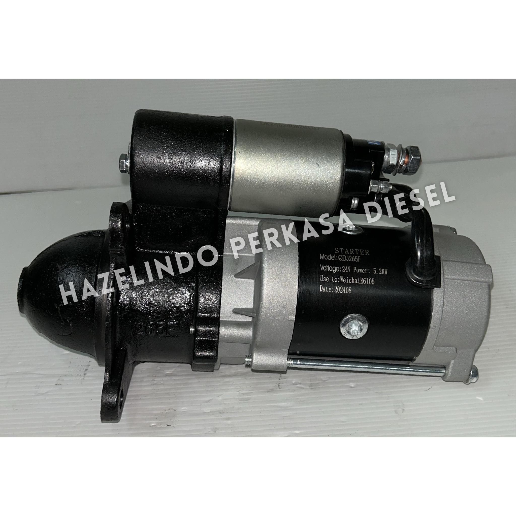 STARTER QDJ265F 24V 5.2KW 11T WEICHAI