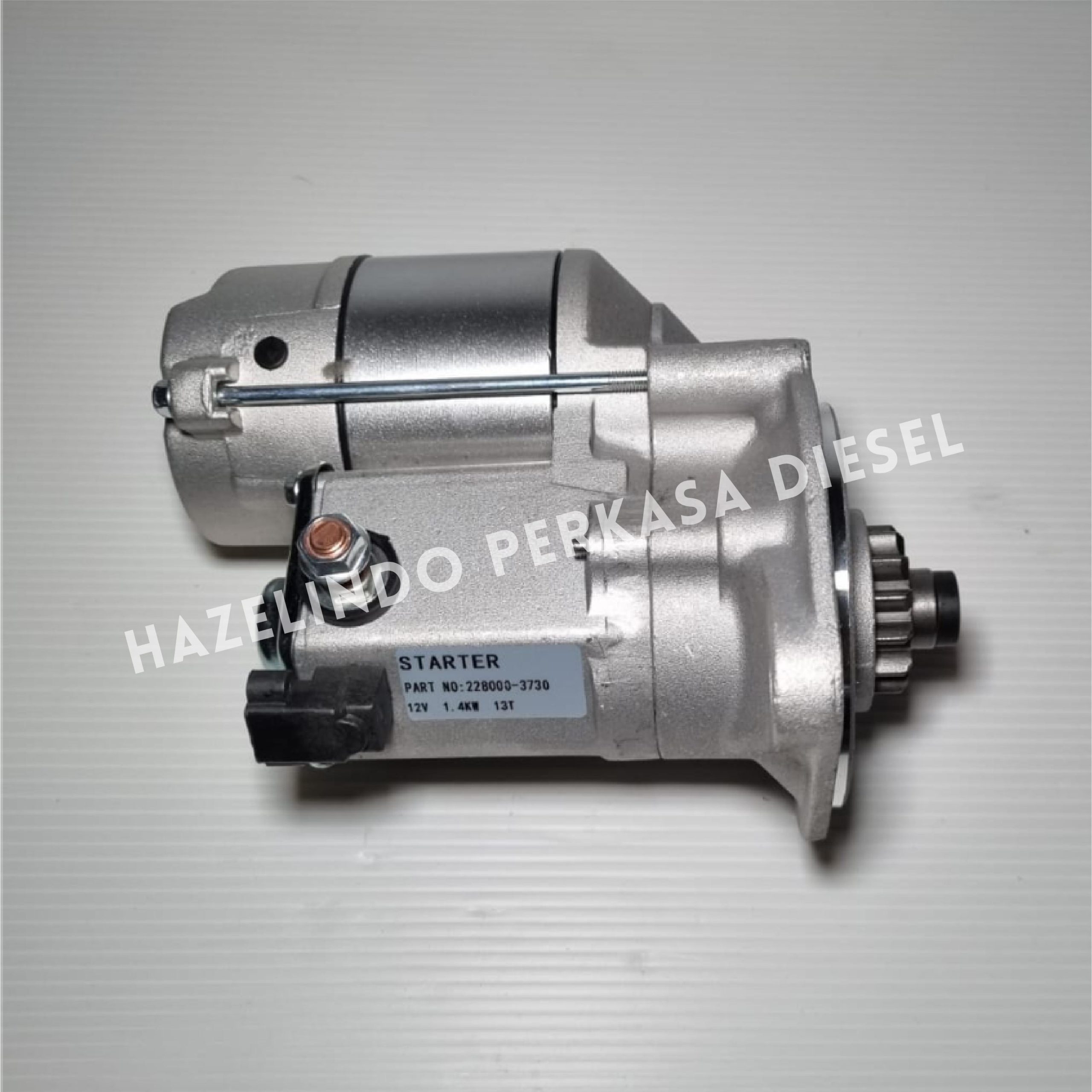 STARTER MTR YANMAR 12V 228000-3730 4TNV48 129407-77010, 129129-77010